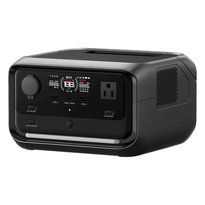 EcoFlow RIVER 3 Plus | Estación de Energía Portátil 286Wh LFP | 600W AC (X-Boost 1200W) | USB-C 100W | Carga Solar 220W Max. | WiFi & Bluetooth