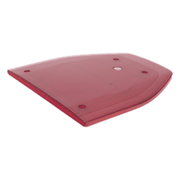 Domo Lateral de Reemplazo / Compatible con Barra de Luces SP216 / Color Rojo / Alta Resistencia / Diseño Aerodinámico