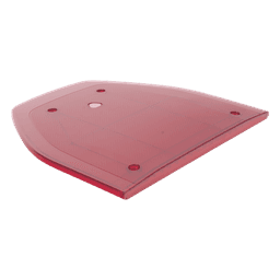 Domo Lateral de Reemplazo / Compatible con Barra de Luces SP216 / Color Rojo / Alta Resistencia / Diseño Aerodinámico