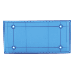 Domo Central de Reemplazo / Dispersión Luminosa Optimizada / Compatible con Barra SP216 / Color Azul / Resistente a Clima Extremo