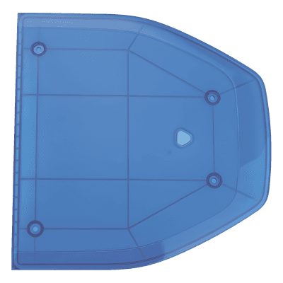 Domo Lateral de Reemplazo / Perfil Bajo / Resistente UV / Color Azul / Compatible con Barra SP216