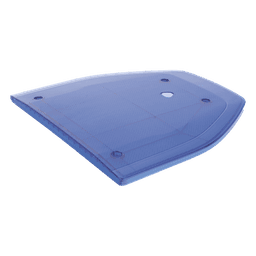 Domo Lateral de Reemplazo / Perfil Bajo / Resistente UV / Color Azul / Compatible con Barra SP216