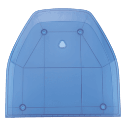 Domo Lateral de Reemplazo / Perfil Bajo / Resistente UV / Color Azul / Compatible con Barra SP216