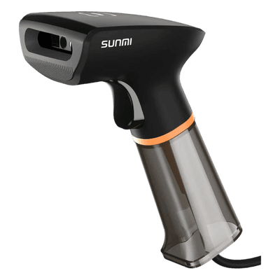 Escáner portátil 2D SUNMI / Sensor de imagen CMOS 640x480 / Precisión de lectura ≥3 mil / Código QR y EAN13 / Plug and Play / Resistente a caídas de 1,2 m / USB tipo A / Sistema operativo multiplataforma
