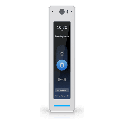 Lector de Acceso IP / 2 Megapixel / NFC / PIN / Reconocimiento Facial / PoE / Intercomunicador Bidireccional / IP55 / Pantalla Táctil 4.7"