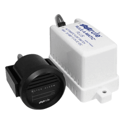Alarma de Agua Alta para Sentina / Interruptor Patentado / Cable Marino 14 AWG 28" (71.1 cm) / Libre de Mercurio / Sellos Herméticos / Resistente a Abrasión