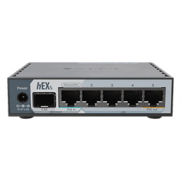 Router / 5 Puertos Gigabit Ethernet / Puerto SFP 2.5G / Dual-Core ARM 950 MHz / 512 MB RAM / PoE-In y PoE-Out / Montaje en Pared