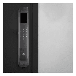 Cerradura Digital / Reconocimiento Facial 3D / Sensor de Huella con IA / 100 Huellas / 100 Tarjetas MIFARE / IP54 / Aleación de Aluminio