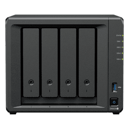 NAS DiskStation DS925+ | 4 Bahías | Expandible a 9 Bahías | 2 Puertos 2.5GbE | 2 Ranuras M.2 NVMe | AMD Ryzen V1500B | 4 GB DDR4 ECC | Hasta 565 MB/s Escritura Secuencial | Compatible con RAID | Synology DSM.