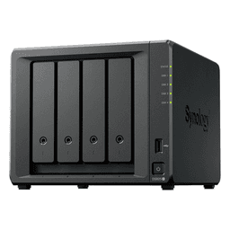 NAS DiskStation DS925+ | 4 Bahías | Expandible a 9 Bahías | 2 Puertos 2.5GbE | 2 Ranuras M.2 NVMe | AMD Ryzen V1500B | 4 GB DDR4 ECC | Hasta 565 MB/s Escritura Secuencial | Compatible con RAID | Synology DSM.