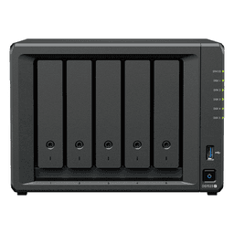 NAS 5 Bahías / Expansión 15 Bahías / 2 Puertos 2.5GbE / Soporte 10GbE / Caché SSD M.2 / Hasta 300 TB / Virtualización y Vigilancia