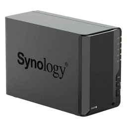 NAS DiskStation DS225+ | 2 Bahías | Intel Celeron J4125 | 2 GB DDR4 | Hasta 40 TB | Puertos 1GbE y 2.5GbE | USB 3.2 Gen 1 | Compatible con RAID | Synology DSM.