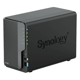 NAS DiskStation DS225+ | 2 Bahías | Intel Celeron J4125 | 2 GB DDR4 | Hasta 40 TB | Puertos 1GbE y 2.5GbE | USB 3.2 Gen 1 | Compatible con RAID | Synology DSM.
