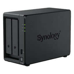 NAS Synology DiskStation DS725+ | 2 Bahías | Expandible hasta 7 Unidades | 2 Ranuras M.2 NVMe | Puerto 2.5GbE | Rendimiento 276 MB/s Lectura y 224 MB/s Escritura | Compatible con Unidad de Expansión DX525.