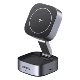Cargador Inalámbrico 2 en 1 / Qi 2 15W / Base Auriculares 5W / Salida USB-C 5W / Potencia Total 25W / Protección Múltiple