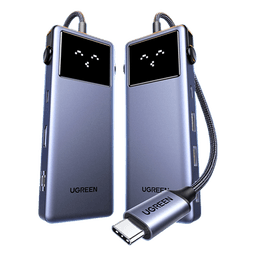 Hub USB-C 7 en 1 / HDMI 4K 60Hz / 2x USB-A 3.0 + USB-C 3.0 + USB-A 2.0 / Gigabit Ethernet / PD 100W / Cable 20 cm (0.66 ft)