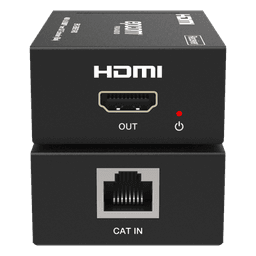 Splitter HDMI / 1x2 / 4K@60Hz a 60 m (197 ft) / 4K@30Hz a 70 m (230 ft) / Extensión Cat6 / Salida Loop / EDID / HDCP 2.2 / PoC