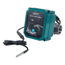 Válvula Inteligente / Control de Caudal 0-100% / Wi-Fi 2.4 GHz y Bluetooth / Sensor de Temperatura / IP67 / Alimentación USB DC 5V / DN20 (3/4'')