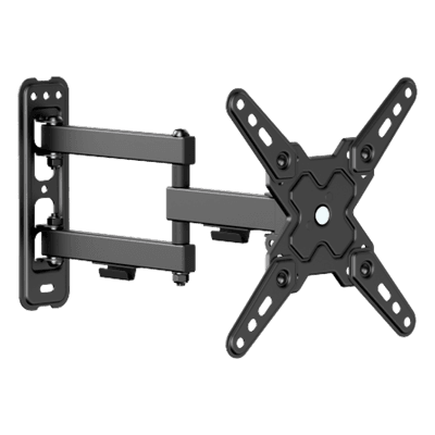 Soporte de Pared Articulado para Pantallas o Monitores | Compatibilidad VESA 75x75 - 200x200 / Hasta 43 Pulgadas | Capacidad Máxima de Carga 20 kg | Fabricado en Acero