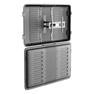 Enclosure para Pantalla / Hasta 75" / Carga 50 kg (110 lbs) / IPX4 / Movimiento Completo / VESA 600x400