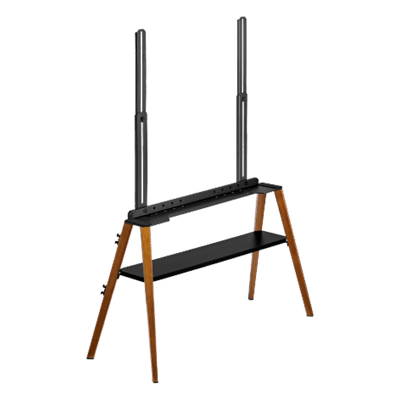 Soporte de TV Tipo Caballete / Pantallas hasta 75 Pulgadas / VESA 200x200 a 600x400 / Carga 40 kg / Altura Ajustable 905-2590 mm / Cable Anti-Caída
