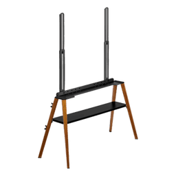 Soporte de TV Tipo Caballete / Pantallas hasta 75 Pulgadas / VESA 200x200 a 600x400 / Carga 40 kg / Altura Ajustable 905-2590 mm / Cable Anti-Caída