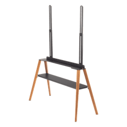 Soporte de TV Tipo Caballete / Pantallas hasta 75 Pulgadas / VESA 200x200 a 600x400 / Carga 40 kg / Altura Ajustable 905-2590 mm / Cable Anti-Caída