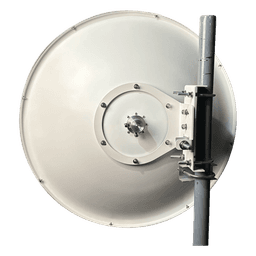 1 Antena Direccional Dual-Polaridad MLO Alto Rendimiento / diámetro  de 39.6 cm / 4.9-7.2 GHz / Ganancia 27 dBi / SLANT de 45 ° o 90 °  / Conector N-Hembra / Montaje, jumpers y radomo incluidos.