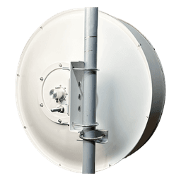1 Antena Direccional Dual-Polaridad MLO Alto Rendimiento / diámetro  de 39.6 cm / 4.9-7.2 GHz / Ganancia 27 dBi / SLANT de 45 ° o 90 °  / Conector N-Hembra / Montaje, jumpers y radomo incluidos.