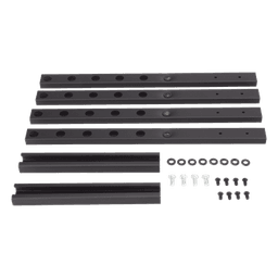 Adaptador de Soporte VESA / Extensores Ajustables 500-900 mm / 1.64-2.95 ft / Compatibilidad Horizontal 500x400 a 800x400 / Compatibilidad Vertical 200x600 a 400x600 / Aluminio 15 mm
