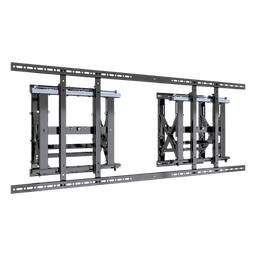 Soporte Modular para Pantallas / Altura Ajustable 200 a 1600 mm (7.9 a 63.0 in) / Ancho 600 mm (23.6 in) / Profundidad Ajustable 134 a 300 mm (5.3 a 11.8 in) / Montaje Horizontal y Vertical / Acero 10.2 mm