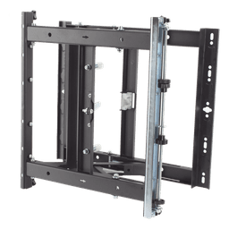 Soporte Modular para Pantallas / Altura Ajustable 200 a 1600 mm (7.9 a 63.0 in) / Ancho 600 mm (23.6 in) / Profundidad Ajustable 134 a 300 mm (5.3 a 11.8 in) / Montaje Horizontal y Vertical / Acero 10.2 mm
