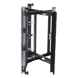 Soporte Modular para Pantallas / Altura Ajustable 200 a 1600 mm (7.9 a 63.0 in) / Ancho 600 mm (23.6 in) / Profundidad Ajustable 134 a 300 mm (5.3 a 11.8 in) / Montaje Horizontal y Vertical / Acero 10.2 mm