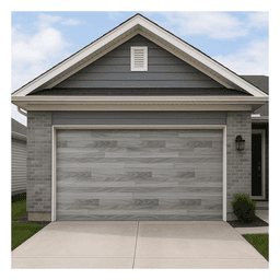 Puerta de Garage / Estilo Americano / Acabado Laminado Premium / Color Gris / 10x8 Pies (3.05x2.44 m)