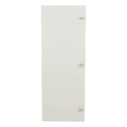 Gabinete para instalación de 4 Baterías , Fabricado en Lámina Galvanizada, Accesorios para poste (No incluidos)