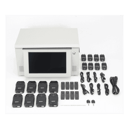 Kit de descarga simultanea para Bodycam | Estación de descarga XMRA8R3 | 8 X Bodycam  XMRR3