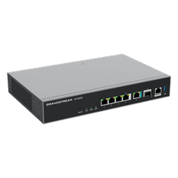 Dispositivo de Convergencia de Redes GCC6020 / Router VPN / Firewall de Próxima Generación / IP PBX / Switch de Red / 4 Puertos Gigabit Ethernet / 1 Puerto SFP+ 10 Gigabit / 1 Puerto 2.5 Gigabit / Administración en la Nube GDMS / Mont