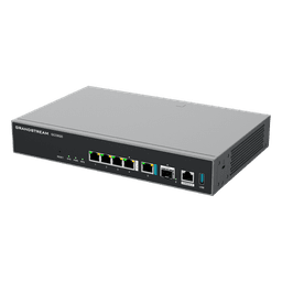 Dispositivo de Convergencia de Redes GCC6020 / Router VPN / Firewall de Próxima Generación / IP PBX / Switch de Red / 4 Puertos Gigabit Ethernet / 1 Puerto SFP+ 10 Gigabit / 1 Puerto 2.5 Gigabit / Administración en la Nube GDMS / Mont
