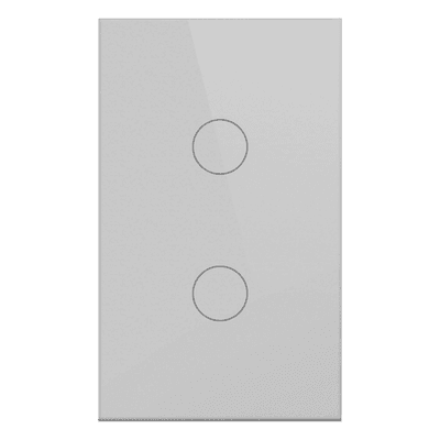 (ZigBee) Apagador switch inalámbrico ZigBee . Cable Neutro Opcional, control de 2 regresos de carga, 110V