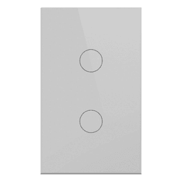 (ZigBee) Apagador switch inalámbrico ZigBee . Cable Neutro Opcional, control de 2 regresos de carga, 110V