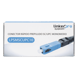 Conector de Fibra Óptica Pre-pulido Re-terminable Monomodo SC/UPC 900um, 2.0 mm, 3.0 mm (Paquete 10 Piezas)
