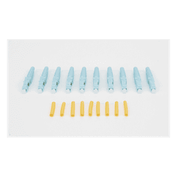 Conector de Fibra Óptica / Multimodo LC/UPC / Re-terminable 3 Veces / Tight Buffer 900 μm / OM1 a OM4 / Paquete 10 Piezas