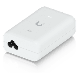 Adaptador PoE+ / 30 W / 2.5 Gbps / 48V 0.65A / (2) Puertos RJ45 Blindados / LED Indicador / Protección contra Sobretensiones
