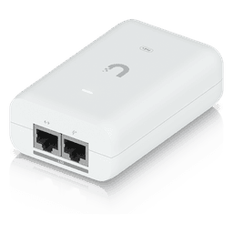 Adaptador PoE+ / 30 W / 2.5 Gbps / 48V 0.65A / (2) Puertos RJ45 Blindados / LED Indicador / Protección contra Sobretensiones