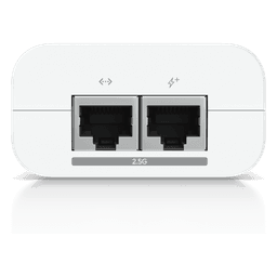 Adaptador PoE+ / 30 W / 2.5 Gbps / 48V 0.65A / (2) Puertos RJ45 Blindados / LED Indicador / Protección contra Sobretensiones