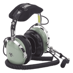 Auriculares de aviación, con micrófono, sobre la cabeza, helicóptero