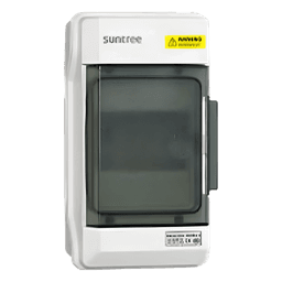 Gabinete Plástico para Exterior / IP65 / Riel DIN 4 Espacios / Resistente UV / -20°C a +70°C / 210 x 145 x 98.4 mm