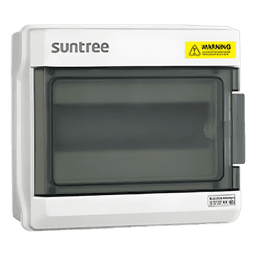 Gabinete Plástico para Exterior IP65 para Riel Din 6 espacios.