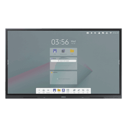Pantalla Interactiva 65" / Resolución 4K UHD (3840x2160) / Táctil IR / Brillo 400 nits / Android 13 / WiFi 5 y Bluetooth 5.2 / Compatible VESA 600x400