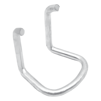 Herraje de Sujeción y Bajada de Cables Drop / Acero Galvanizado / Poste con Fleje / Cables Planos y Redondos